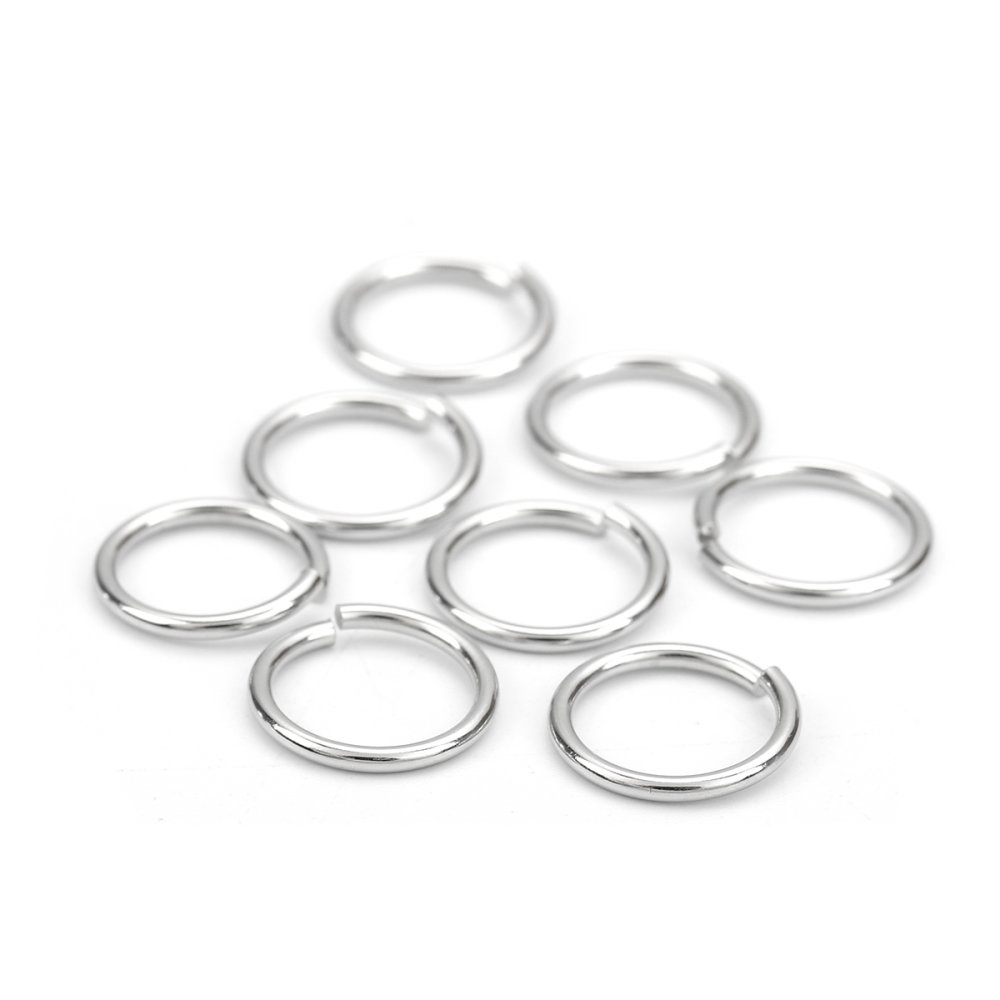 2 Open verbindingsringen 13 mm roestvrij