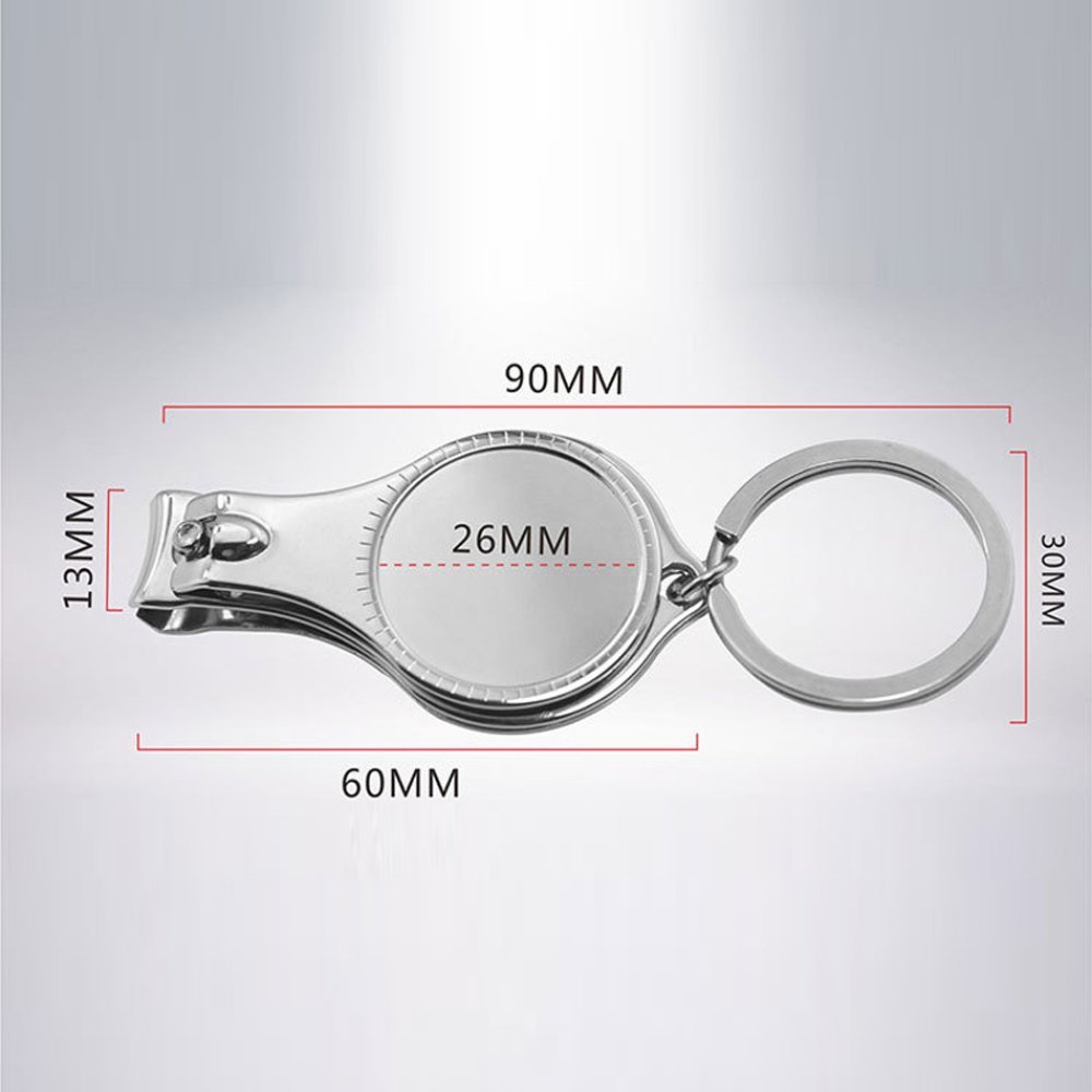 2 Sleutelhangers flesopener - nagelknipper N°02