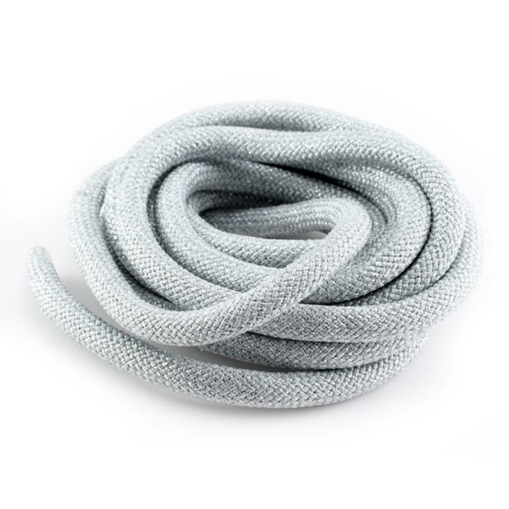 40 cm klimtouw rond 10 mm Zilver