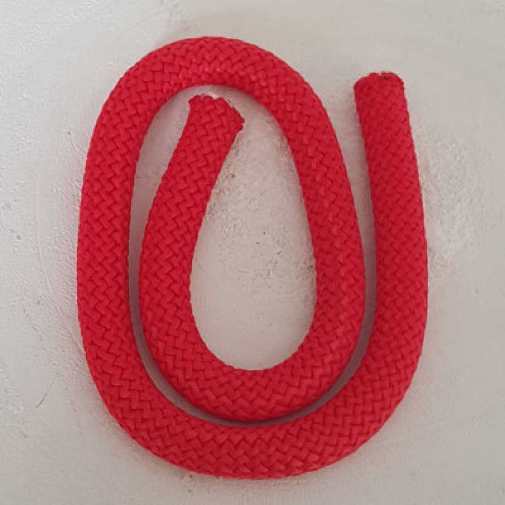 40 cm klimtouw rond 10 mm Rood
