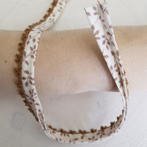 80 cm Multi-Flower and Lace Bias Ribbon N&deg;05