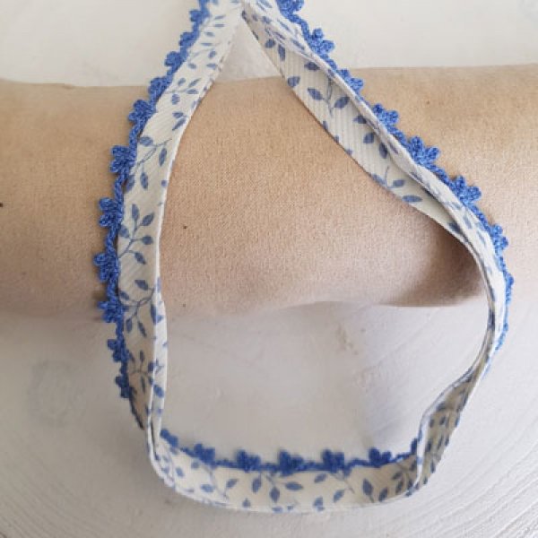 80 cm Multi-Flower and Lace Bias Ribbon N&deg;03