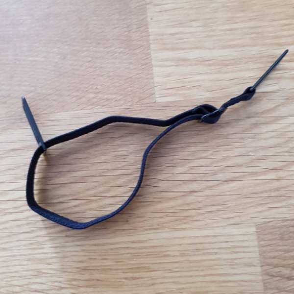 Elastische band Verstelbaar maskerverlengstuk Oorhaak Zwart maskerverlengstuk