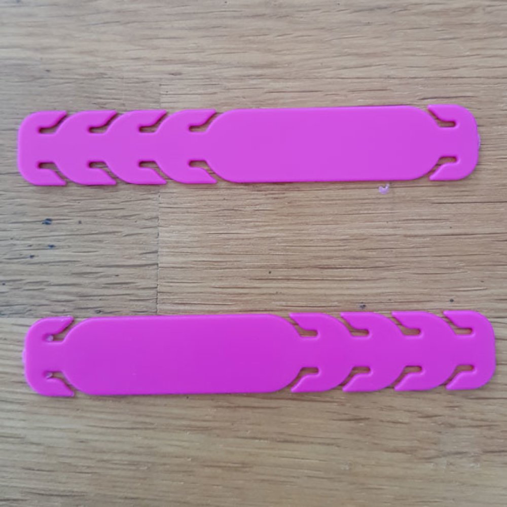 Elastische band Verstelbare oorbeschermer voor masker N°02 Fushia
