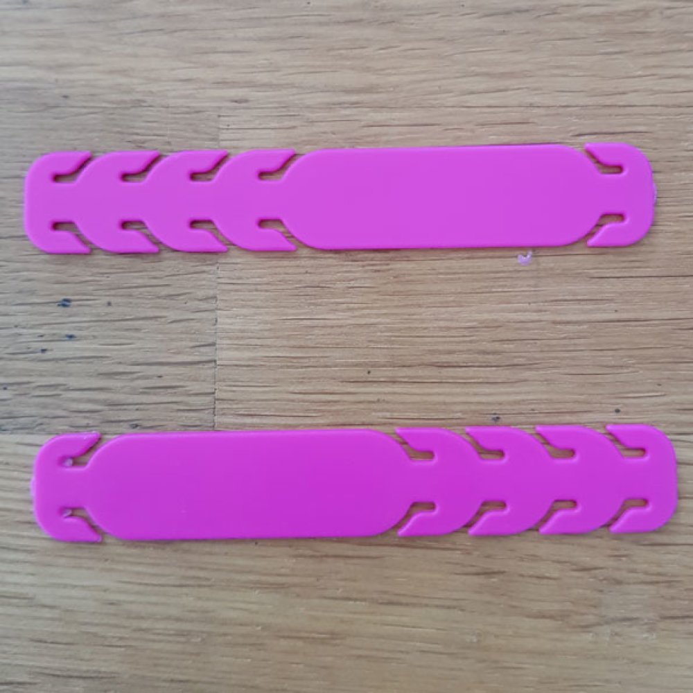 Elastische band Verstelbare oorbeschermer voor masker N°02 Fushia