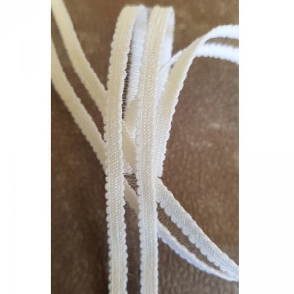 Per meter Fancy wit elastiek 15 mm 02