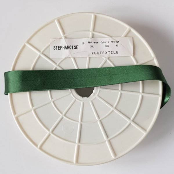 Bias Plain All Textile Satin 1 Meter kraag 65 Donkerbruin