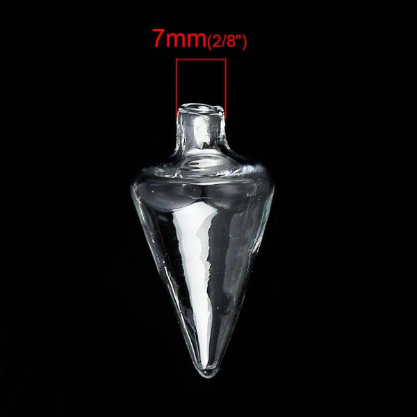 Glazen kogels kegel 02 van 37mm 5 stuks