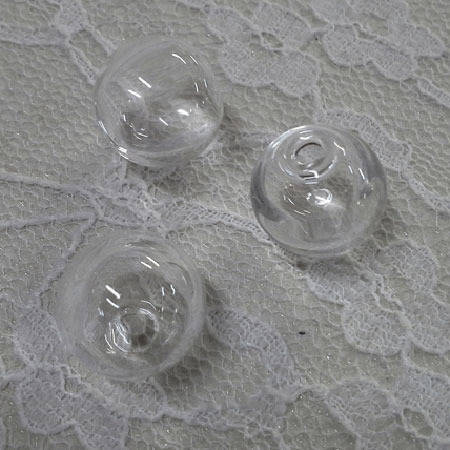 Glazen bollen rond 12mm 10 stuks om te vullen