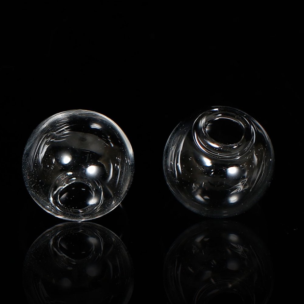 Glazen bollen rond 12mm 20 stuks om te vullen