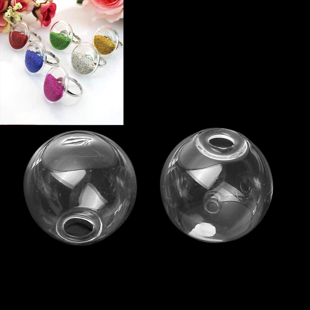 Glazen bollen rond 16mm 20 stuks om te vullen