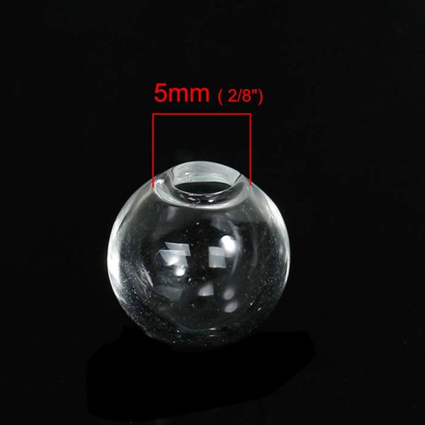 Glazen bollen rond 18mm 20 stuks om te vullen