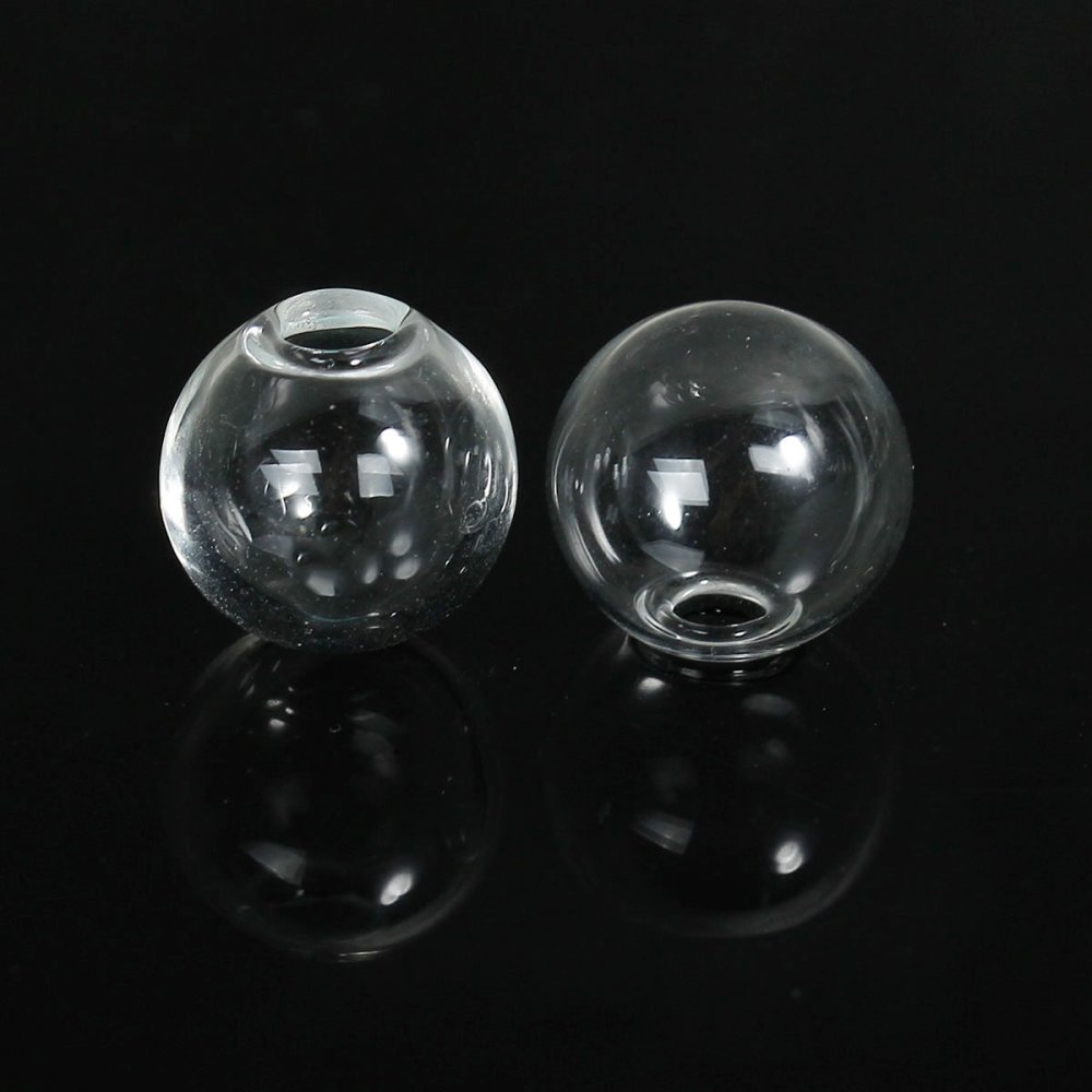 Glazen bollen rond 18mm 20 stuks om te vullen