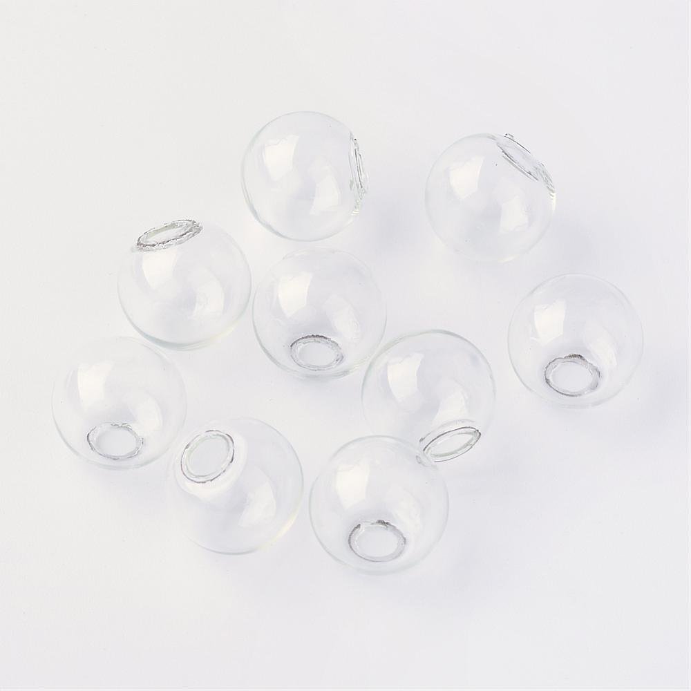 Glazen bollen rond 18mm 50 stuks om te vullen