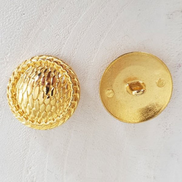 23mm Gouden knoop N&deg;04 Rond