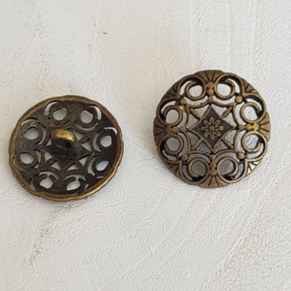 18mm Rond No. 16 Gouden knop