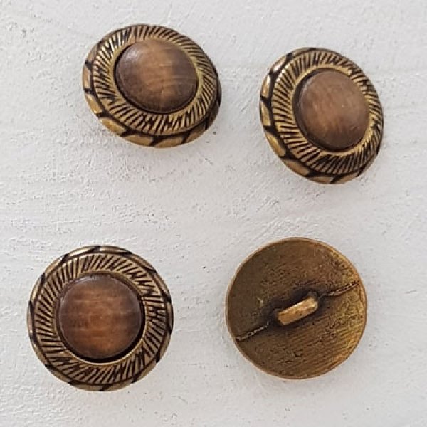 Knop nr. 15, 15 mm Rond