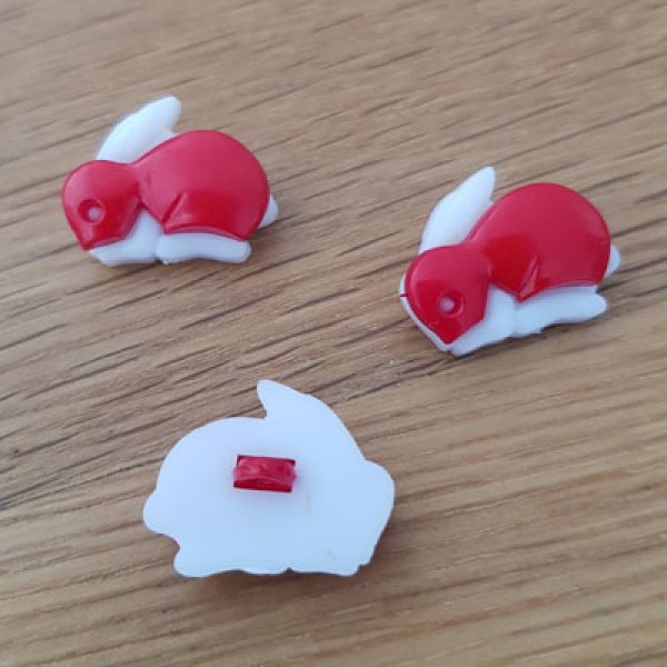 Knoop met konijnenontwerp voor kinderen Nr. 01