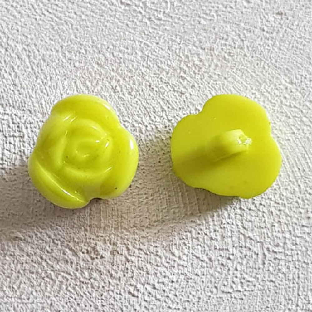 Knoop fantasie, kinderen, baby's Bloemenpatroon N°01-07 Groen 02