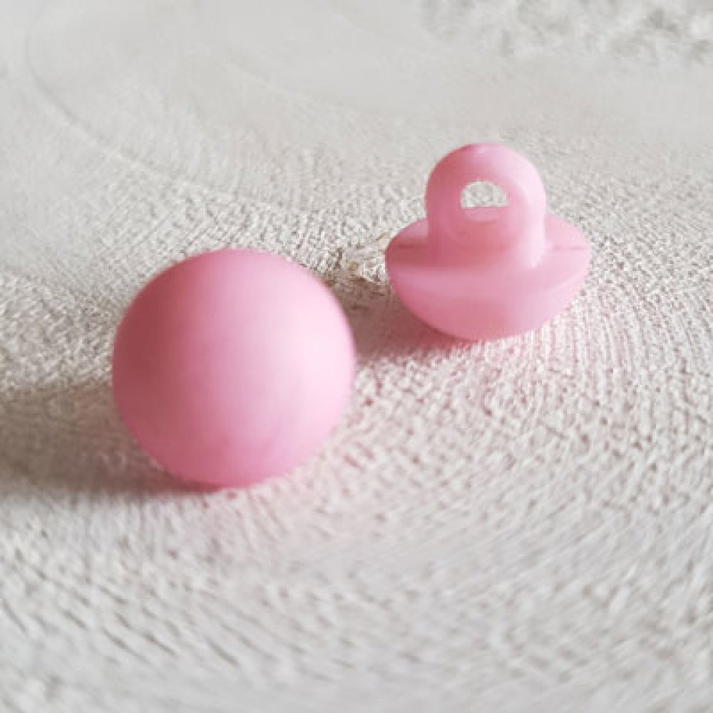 Kinder- en babyfantasieknopen Demi Boule patroon N°04-06 Roze