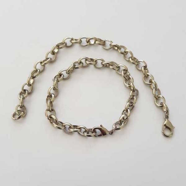 Bracelet Chaine Argent de 20 cm N&deg;01