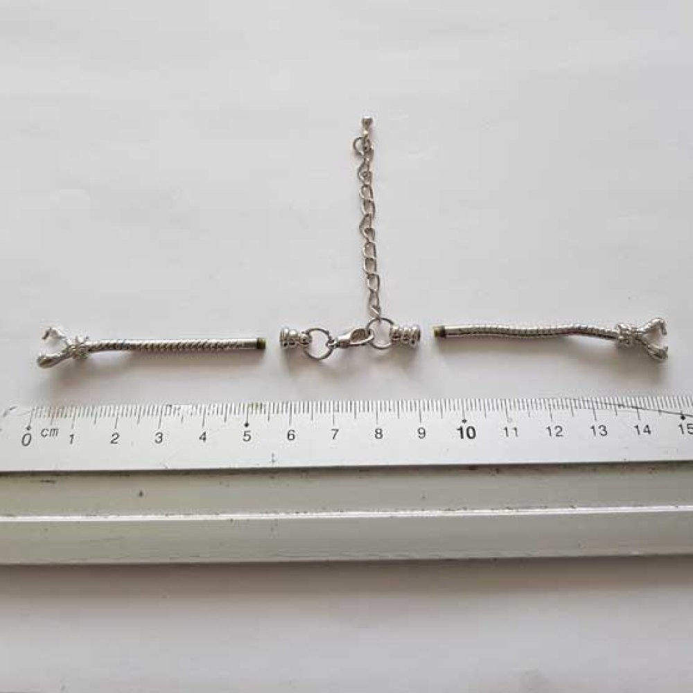 Europese stijl horloge wijzerplaat armband met karabijnsluiting 6 X 7,5 cm