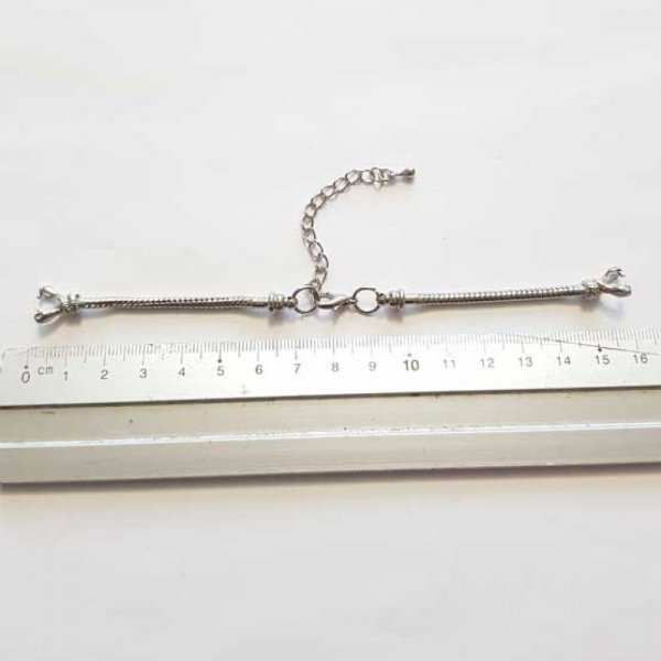 Europese stijl horloge wijzerplaat ketting armband met karabijnsluiting 7 X 8,5 cm