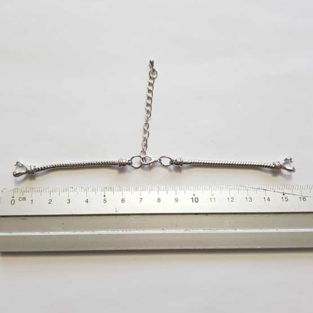 Europese stijl horloge wijzerplaat ketting armband met karabijnsluiting 7 X 8,5 cm