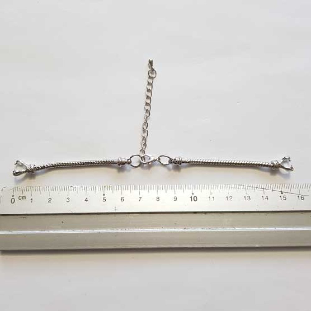 Europese stijl horloge wijzerplaat ketting armband met karabijnsluiting 7 X 8,5 cm