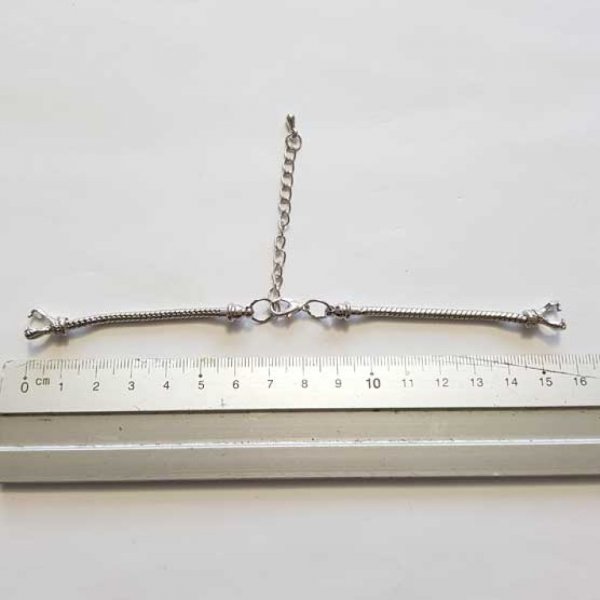 Europese stijl horloge wijzerplaat ketting armband met karabijnsluiting 7 X 8,5 cm