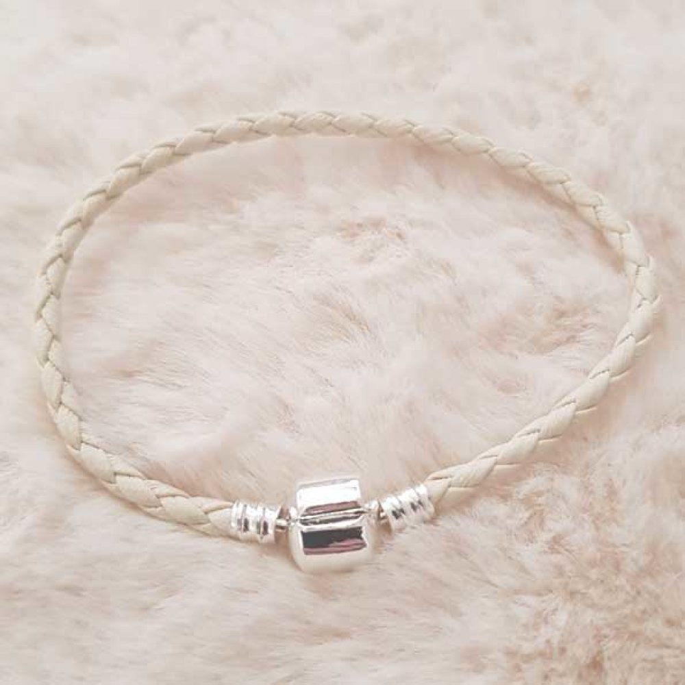 Europese Clip Armband Gewoon 01 VAN 15 TOT 23 CM Ivoor