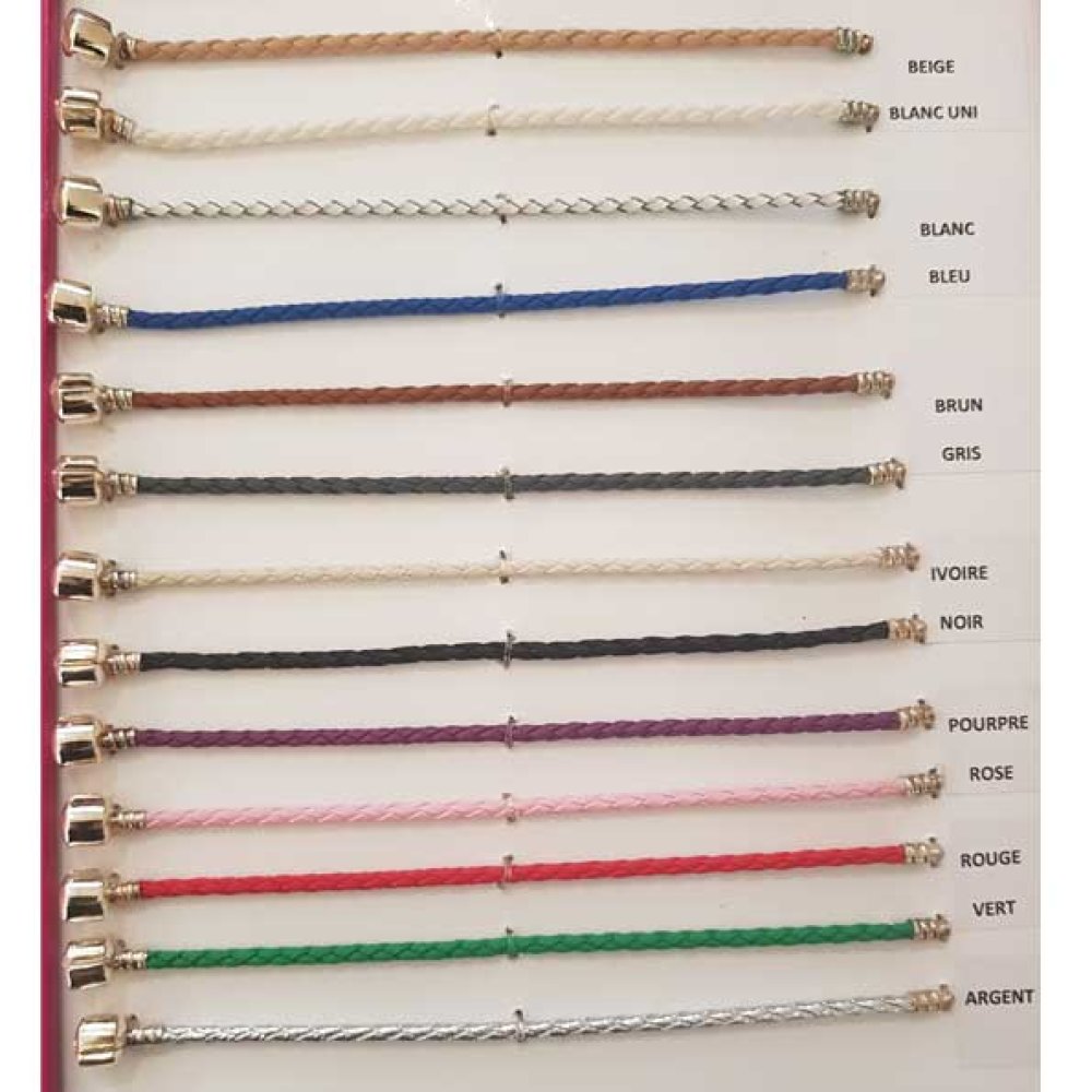 Europese Clip Armband Gewoon 01 VAN 15 TOT 23 CM Zwart