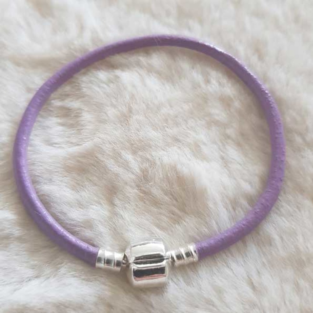 Europese Clip Armband Gewoon 01 VAN 15 TOT 23 CM Paars
