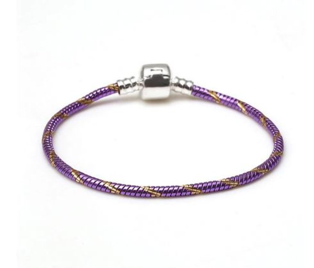 Europese Clip Armband 18 cm Gladde sluiting N°27-02
