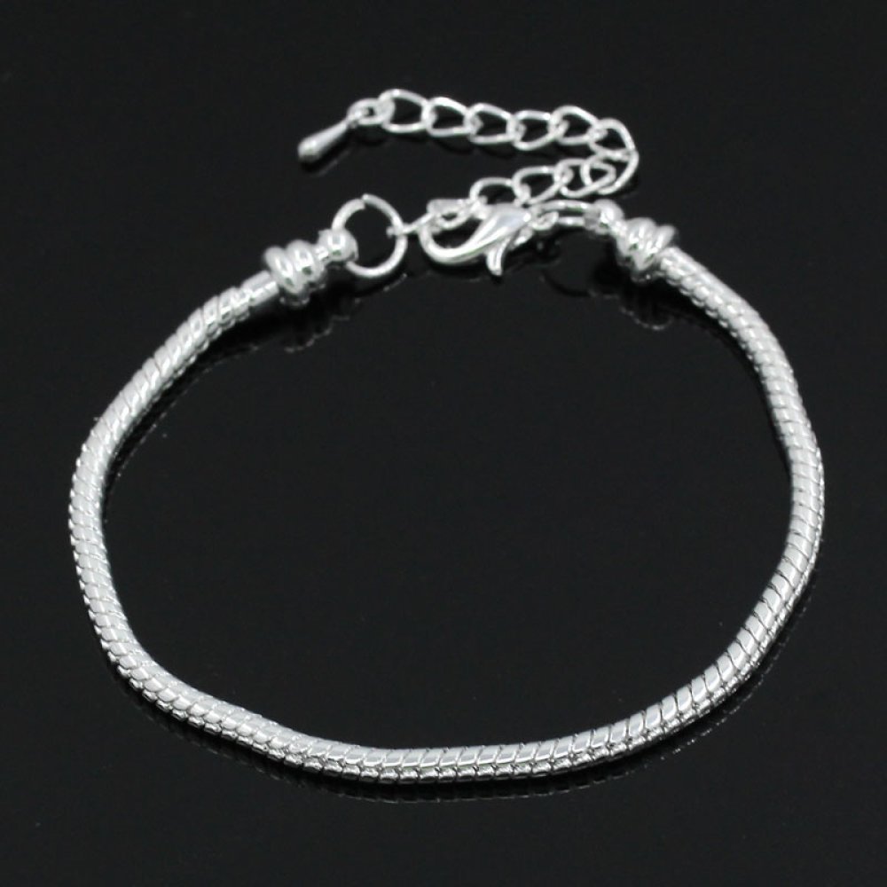 Europese karabijnhaak armband 18cm