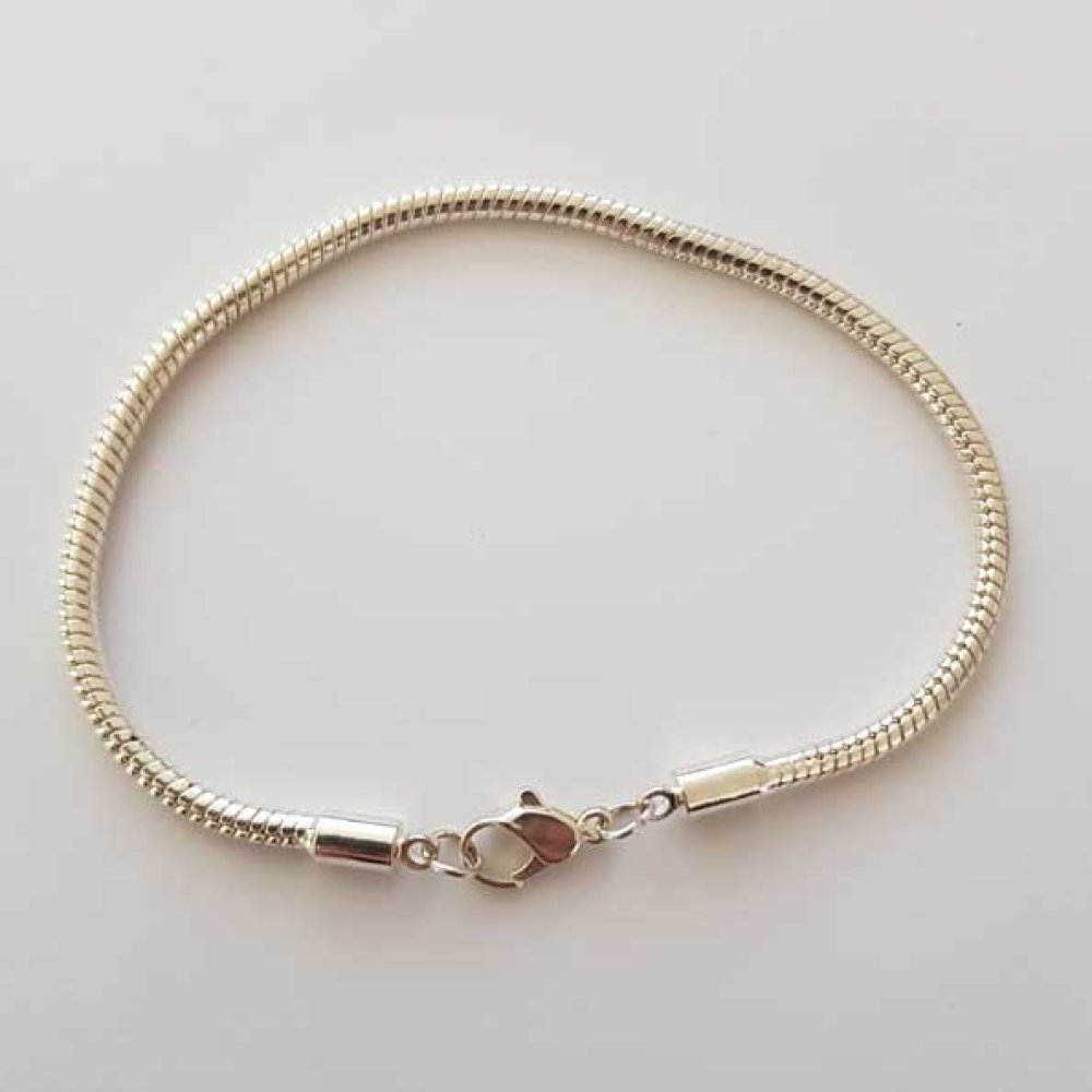 Europese karabijnhaak armband 21cm N°02