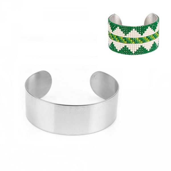 20 mm Roestvrij Staal Manchet Armband N&deg;03