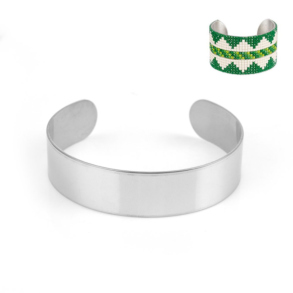 15 mm Roestvrij Staal Manchet Armband N°04