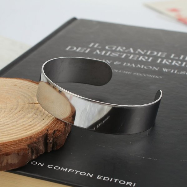 15 mm Roestvrij Staal Manchet Armband N&deg;04