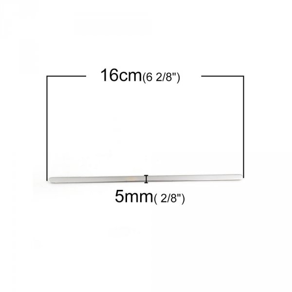 5 mm Roestvrij staal Manchet Armband N&deg;06 te vouwen