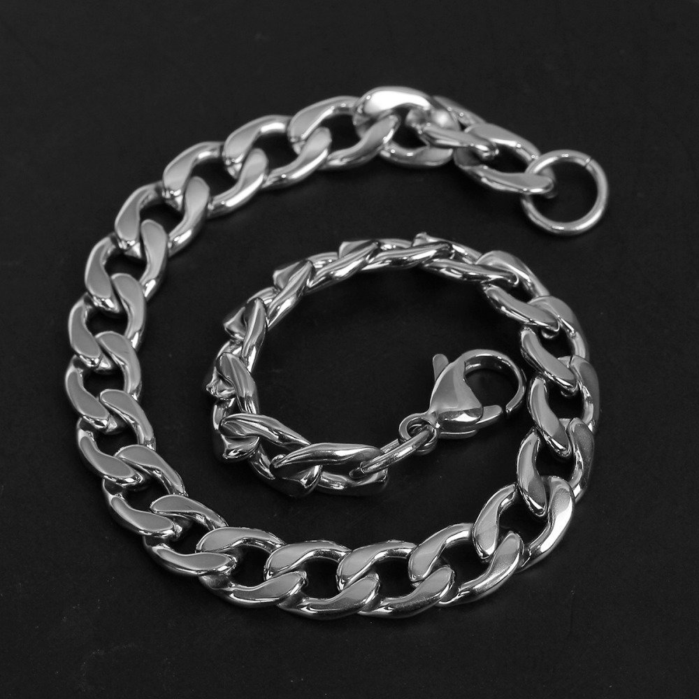 Armband N°03 in 304 roestvrij staal, 21 cm