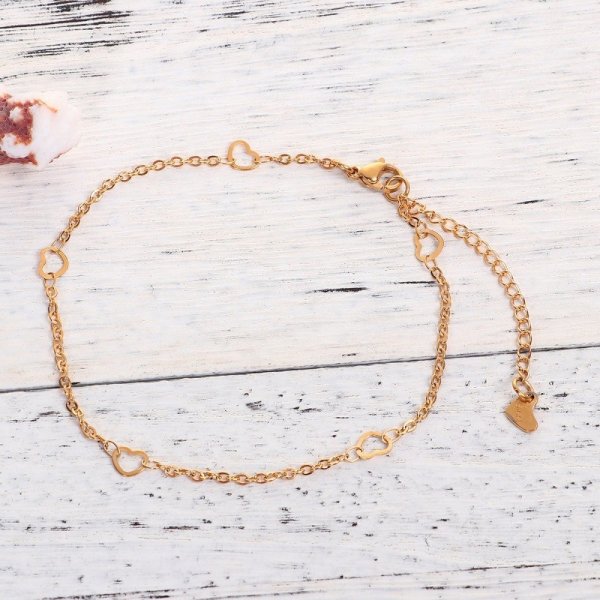 Armband N&deg;09 in 304 roestvrij staal, 23 cm