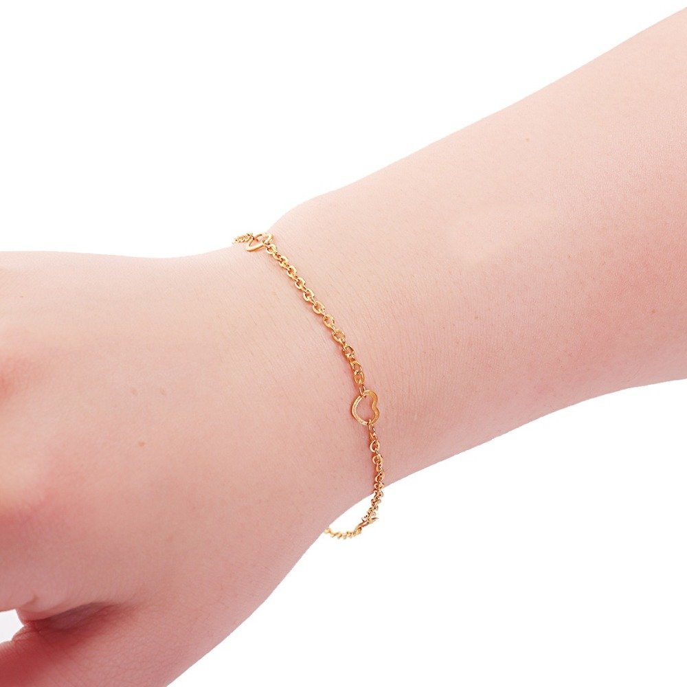 Armband N°09 in 304 roestvrij staal, 23 cm