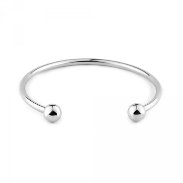 Bracelet Rigide Acier Inoxydable N&deg;10 Argent
