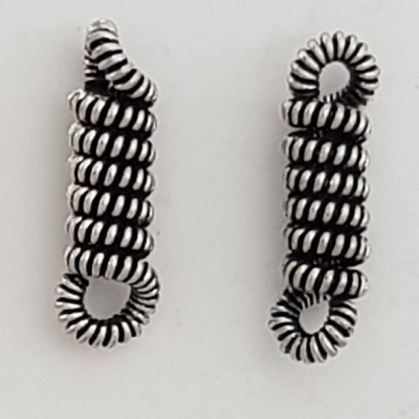 Bedel Bar 2 ringen N&deg;04 Zilver 