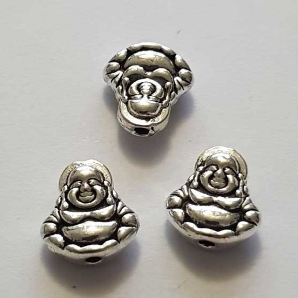 Breloque Bouddha N&deg;02 11 mm Argent