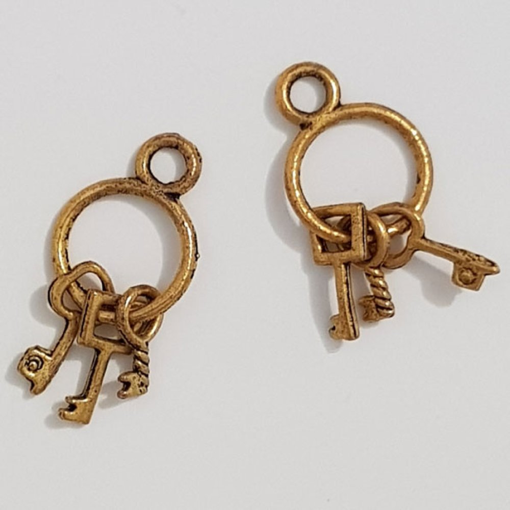 Sleutelhanger N°01 Oud Goud