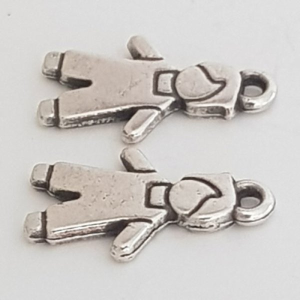 Kinderbedel N&deg;29-01 Zamak (Verzilverd)