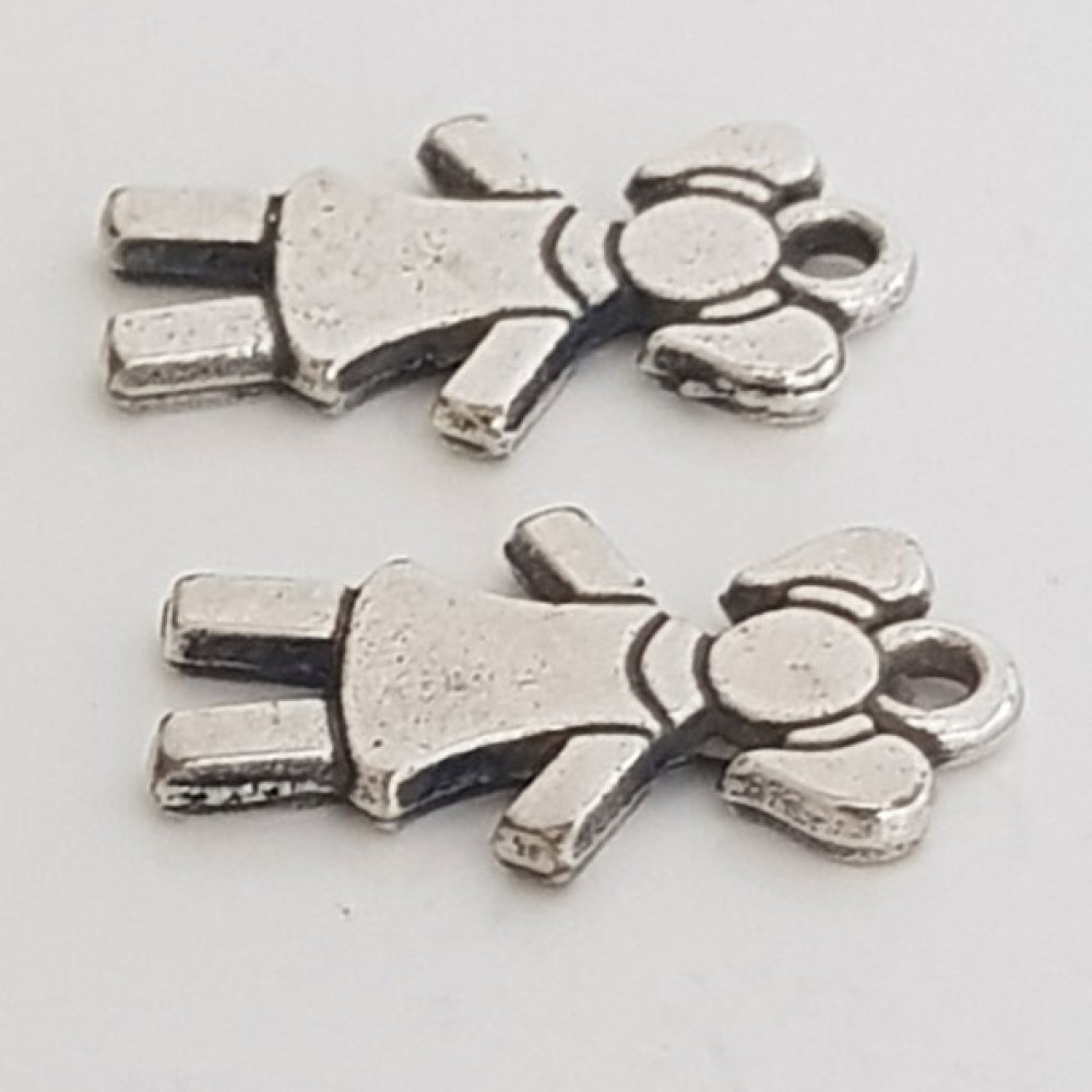 Kinderbedel N°29-02 Zamak (Verzilverd)