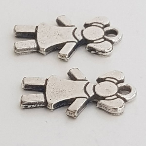 Kinderbedel N&deg;29-02 Zamak (Verzilverd)